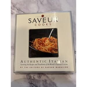 Saveur Cooks Authentic Italian cookbook 2001